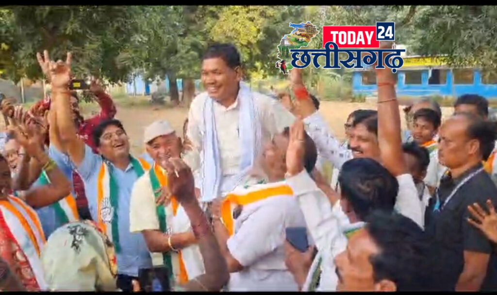 मतदान के मतगणना के पहले ही कांग्रेसी कार्यकर्ताओं में दिखी खुशी की लहर, 1 InShot 20231109 144710097