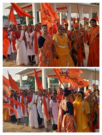 धर्म की नगरी धर्मजयगढ़ हुई राम मय ,मंदिरों मैं पूजा पाठ के साथ भंडारा ,और संध्या युवाओं की बाईक रैली रही आकर्षण का केंद्र महिलाए,और बालिकाएं पद यात्रा मैं हुई सामिल 1 1001037200
