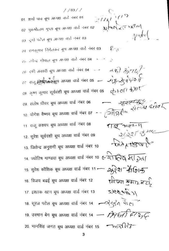 CG सियासत : मतदान से पहले फूटा कांग्रेस का लेटर बम, ब्लॉक अध्यक्ष ने पीसीसी चीफ को पत्र लिखकर विधायक पर लगाया उपेक्षा करने का आरोप, पढ़िए पूरा मजमून… 6 1001087732