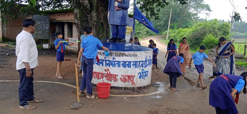 नई राष्ट्रीय शिक्षा नीति 2020 के तहत कापू के माध्यमिक शाला विद्यालय में किया गया सामूहिक सहभागिता का सफल आयोजन। 4 1001355931
