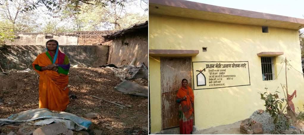 प्रधानमंत्री आवास योजना से अन्ना बाई को मिली किराए के घर से मुक्ति 1 1001827883