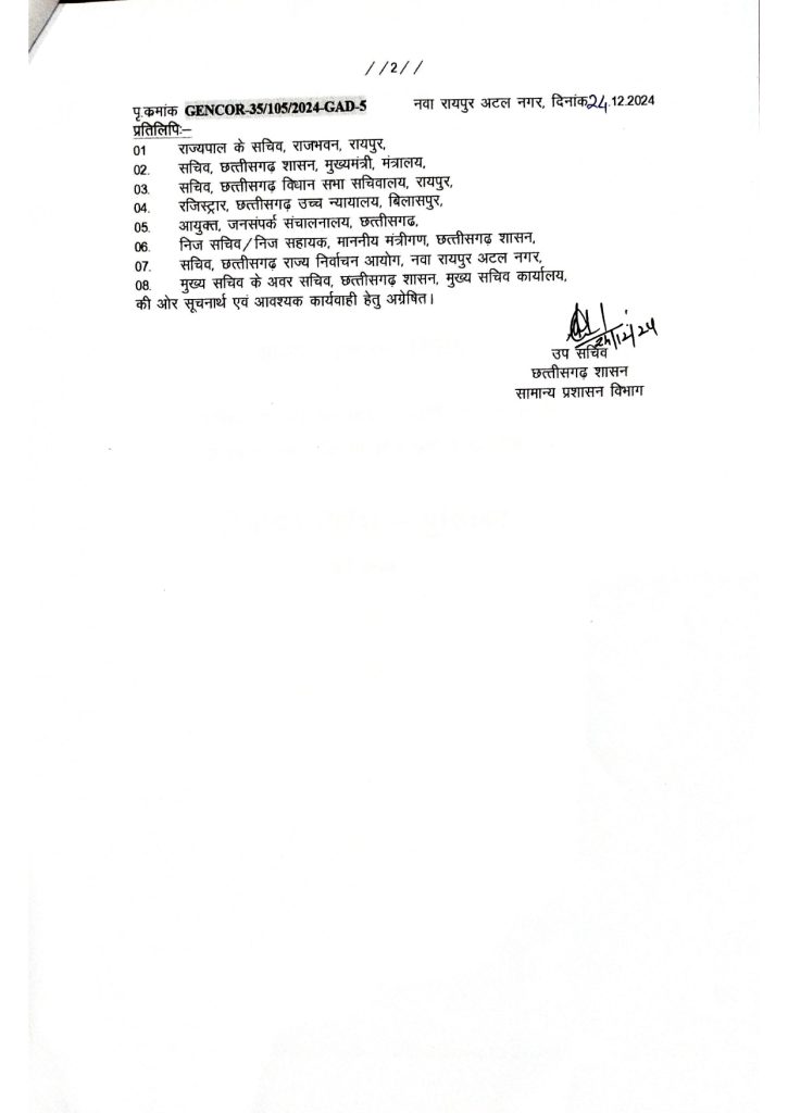 नगरीय निकाय एवं पंचायत चुनाव के लिए आचार संहिता की गाइडलाइन जारी, कलेक्टर की अनुमति के बिना छुट्टी नहीं, ट्रांसफर पर भी लगा बैन … 4 1001883521