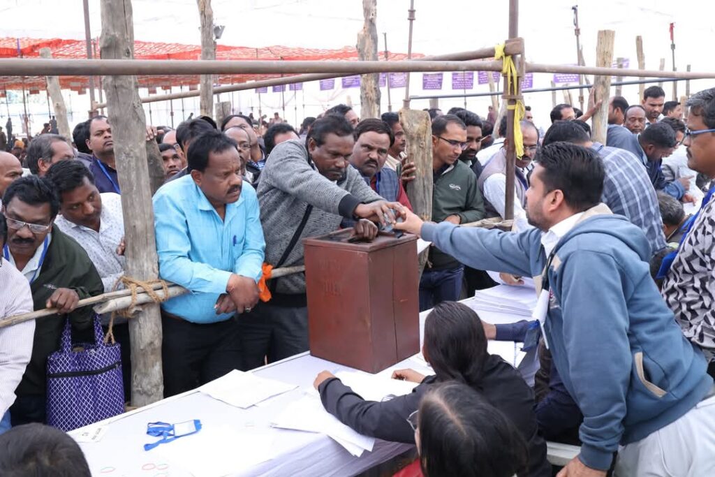 त्रिस्तरीय पंचायत निर्वाचन के पहले चरण के लिए मतदान 17 फरवरी को 2 1002122388