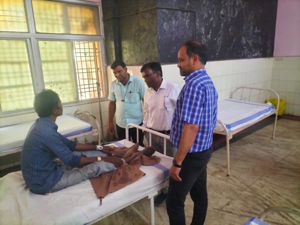 मुख्य चिकित्सा स्वास्थ्य अधिकारी डॉ. अनिल जगत ने किया सिविल अस्पताल का किया निरीक्षण 2 1002266966